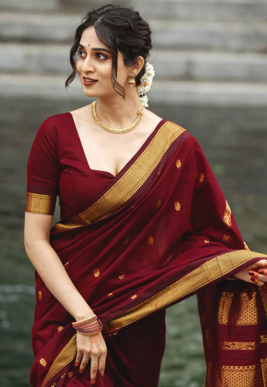 Designer Anarkali Style Saree