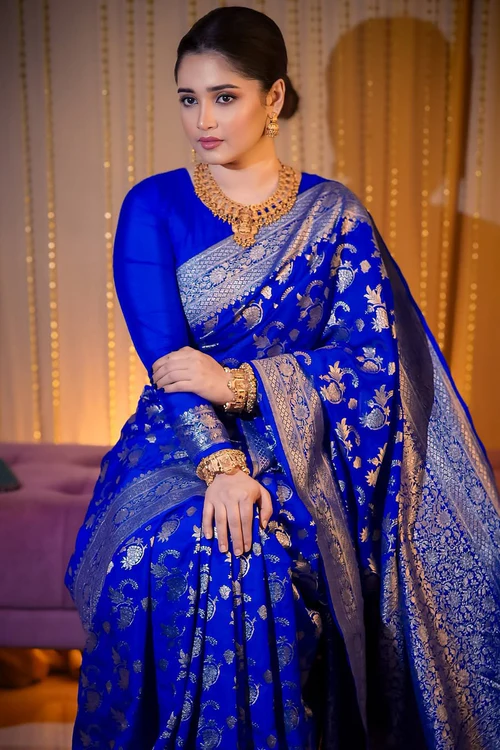 Designer Anarkali Style Saree